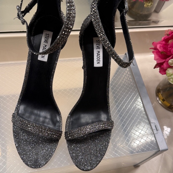 Steve Madden Mischa Rhinestone Crystal Pointy Toe Heels Shoes Stiletto 11 NEW - Picture 5 of 6